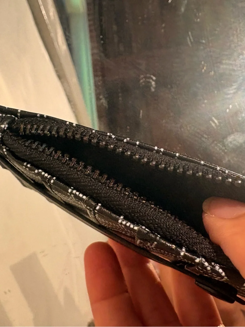 Badgley Mischka vegan leather wallet